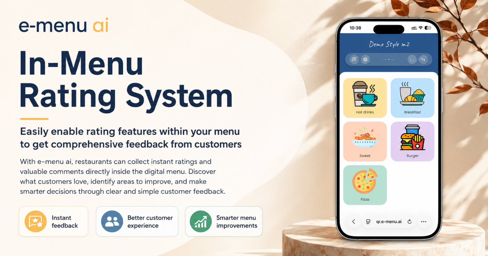 Improve Your Restaurant with the In-Menu Rating System