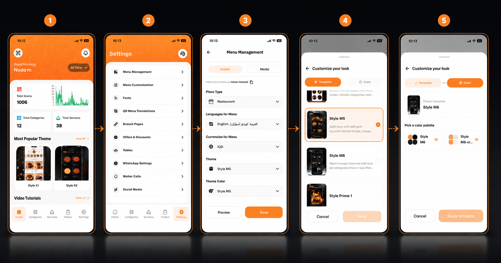 How to Change Your Menu's Template and Colors: A Step-by-Step Guide