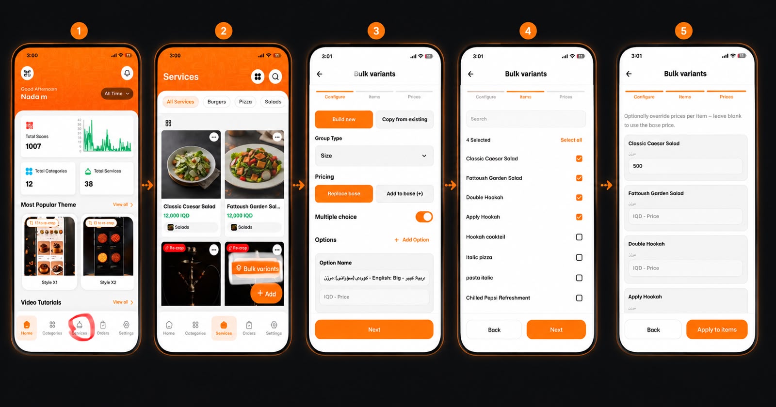 How to Add Bulk Variants on the eMenu AI App: A Step-by-Step Guide