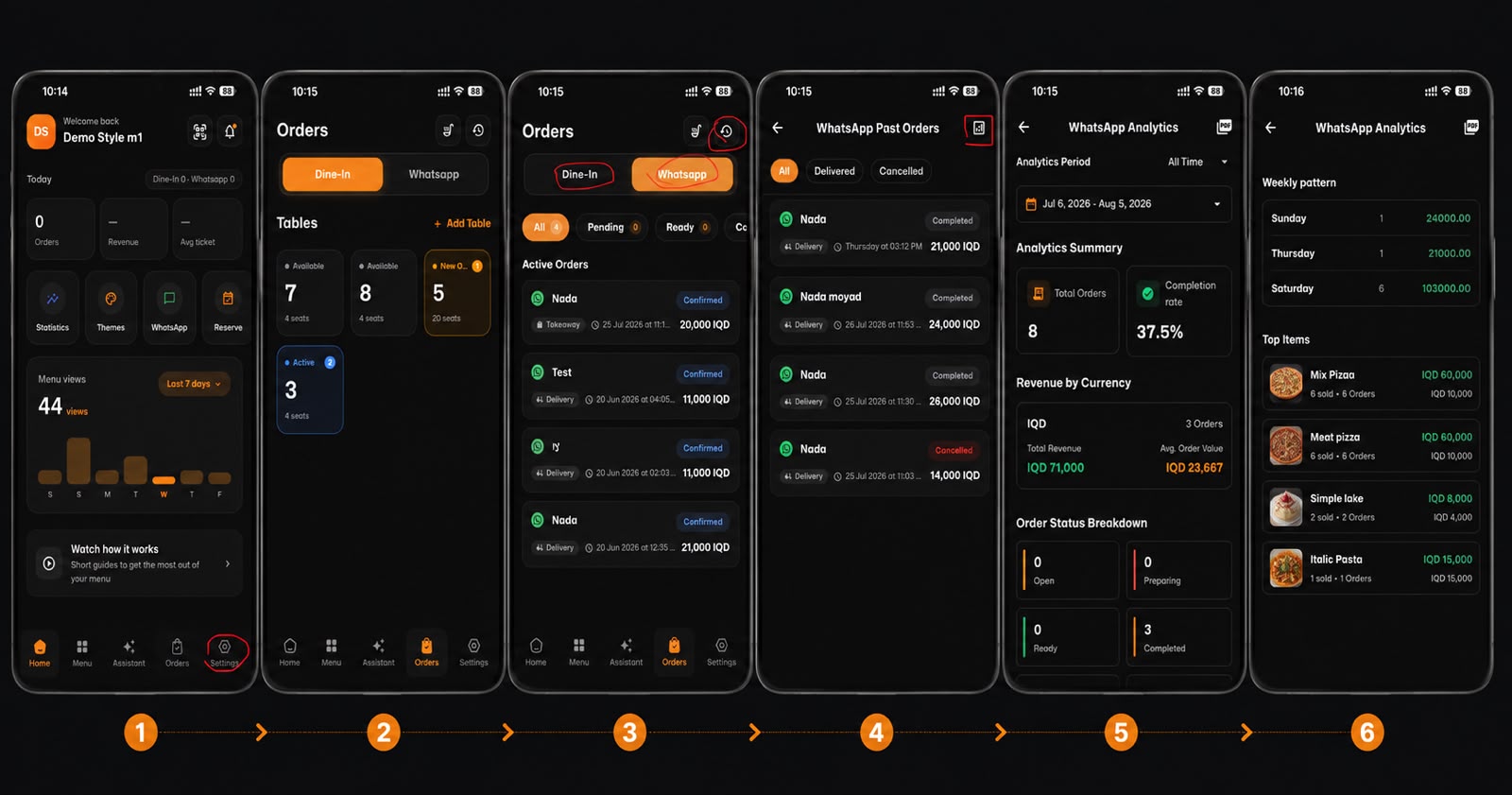 How to View WhatsApp Order Analytics on eMenu AI: A Step-by-Step Guide