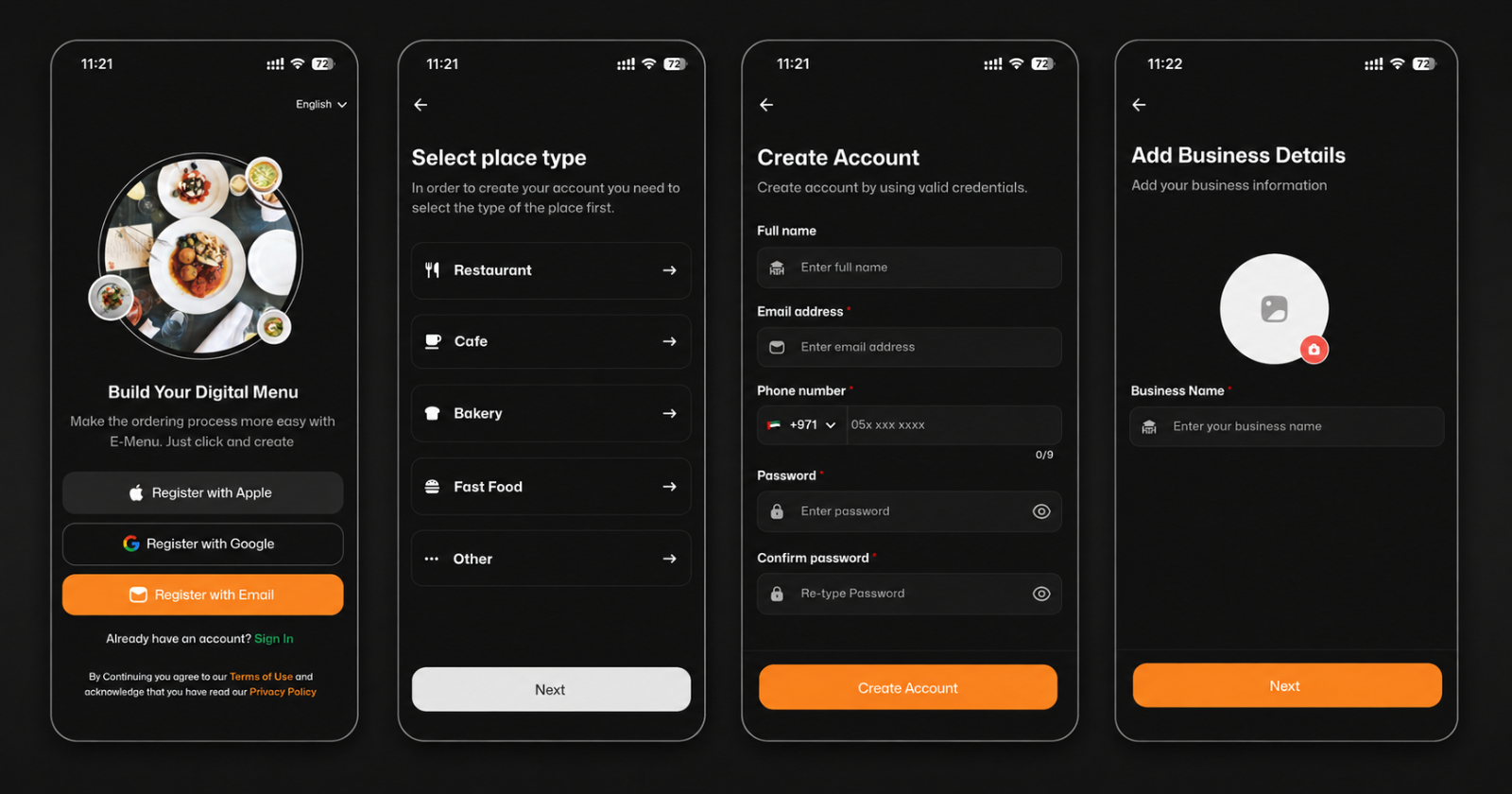 How to Create Your Account on the eMenu AI App: A Step-by-Step Guide