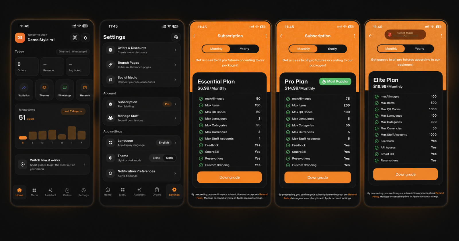 How to Manage Your Subscription on the eMenu AI App